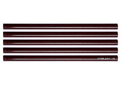 Стержні клейові YATO Ø=11,2 х 200 мм,  коричневі .уп. 5 шт. [40/120]