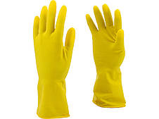 Рукавиці для господарських робіт FLO: l= 30 см, з латексу, розмір 7 [12]