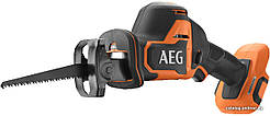 Пила шаблева акумуляторна AEG: Li-Ion 18 В, 3200 об/хв, хід полотна- 22 мм(БЕЗ АКУМУЛЯТОРА)