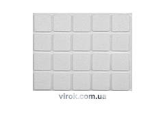 Протектор самоклеючий повстяний VOREL, 20х20мм, набір 20шт. [60/720]