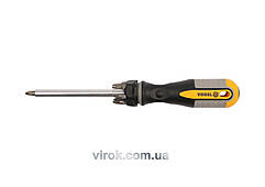 Викрутка телескопічна VOREL : 8 насадок, Cr-V [12/72]