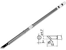 Наконечник для точкової пайки з вклад. грілкою YATO заг. l= 153мм, наконечник 15х4,7х2 мм, тип T12-K