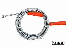Трос для очищення каналізаційних труб YATO : Ø= 9 мм, l= 5 м [10]