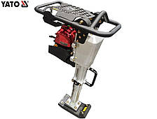 Трамбівка бензинова YATO удар F= 9,1 кН, 790 уд/хв, стопа- 27х 13,5 см, стрибок- 5 см