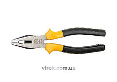 Плоскогубці універсальні VOREL з ізольованими ручками, l= 200 мм  [6/60]