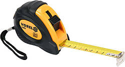 Рулетка з метричною шкалою VOREL : l= 5 м, w= 25 мм, 2 фіксатори [12/96]
