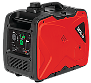 Генератор струму бензиновий інверторний YATO: P= 3 кВт, U= 230 В (AC) і 12 В 8,3А (DC), бак- 5.5 л