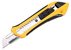 Ніж VOREL з висувним лезом з відломними сегментами : М= 18 мм [12/144]