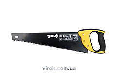 Ніжівка для дерева VOREL: L= 400 мм, W = 1 мм, тефлонові покриття, 65Mn, Тверд. 50-54 HRC, 7 зуб/1"[12/48]