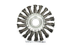Щітка дискова, вита VOREL, Ø-100мм [12/72]