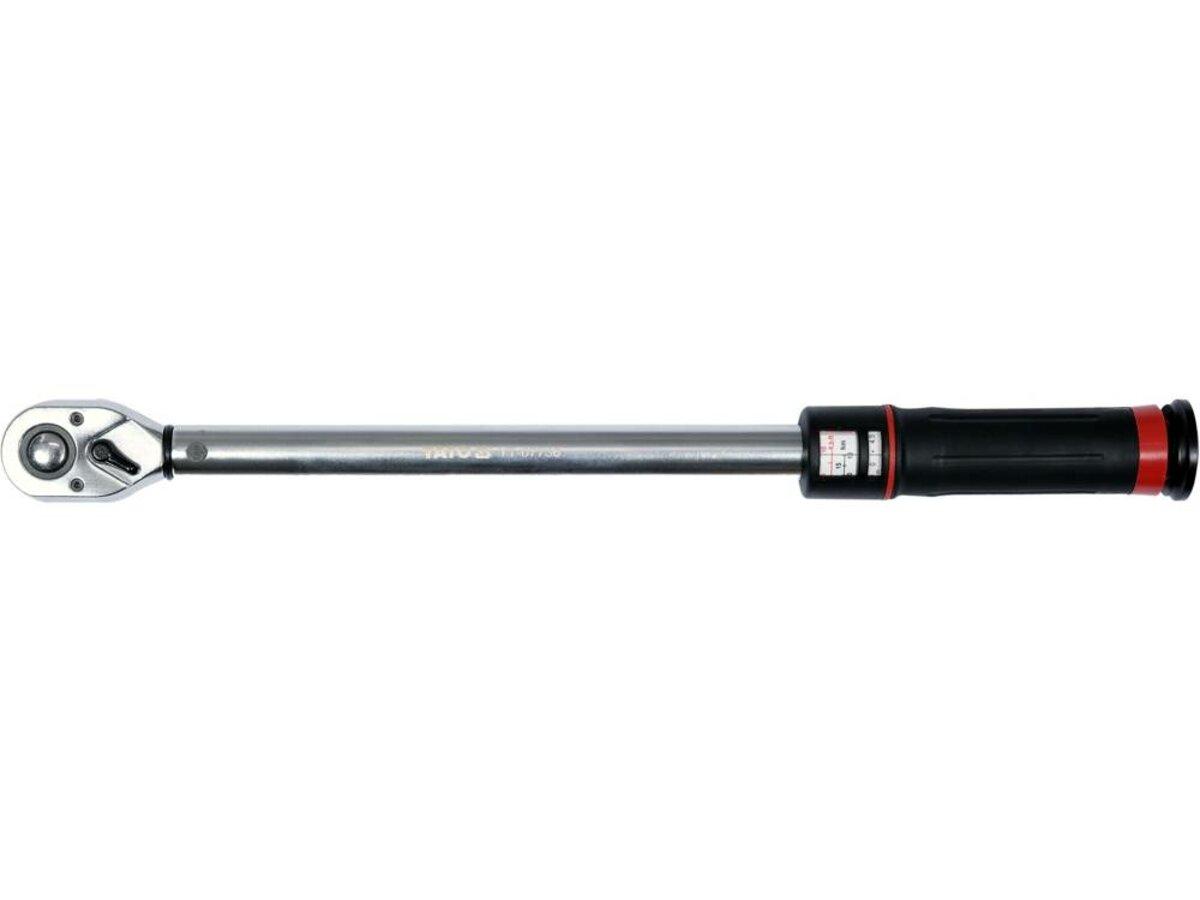 Ключ динамометричний YATO : квадрат 3/8", F= 10- 100 Нм, L= 470 мм [10]