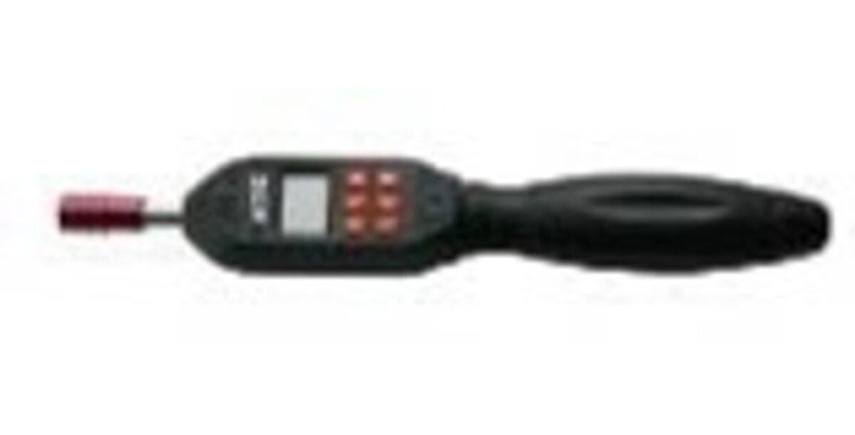 Викрутка динамометрична з цифровим дисплеєм YATO 6-гран. тримач 1/4", F= 0,6- 6 Нм, l= 215 мм
