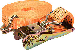 Пас для кріплення багажу з тріщаткою VOREL : сила натягу- 2500/5000 daN, 10 м х 50 мм [6]