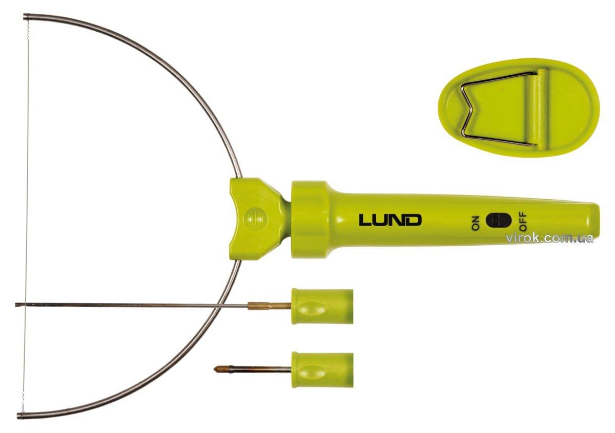 Термоніж до пінопласту мережевий LUND : P= 9 Вт, з 3 різальними насадками [20]