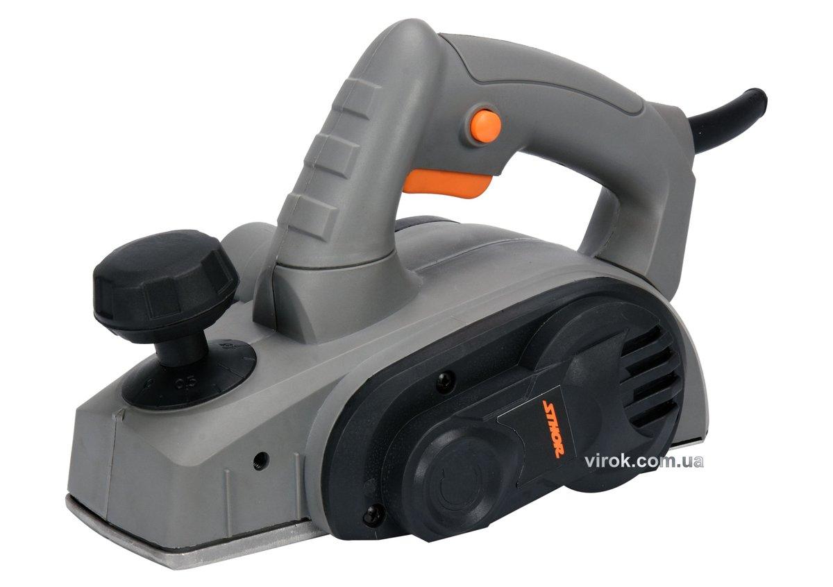 Рубанок мережевий STHOR 230В 600 Вт, ніж- 82 мм, глиб. стругу- 2 мм(DW)