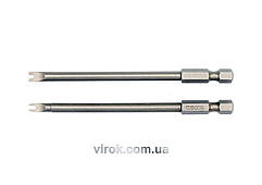 Набір насадок викруткових YATO : SPANNER #4-#8, HEX 1/4", L= 100 мм. 2 шт. [25/100]