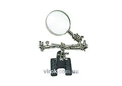 Комплект "третя ручка" з лупою VOREL : Ø=62мм [10/40]