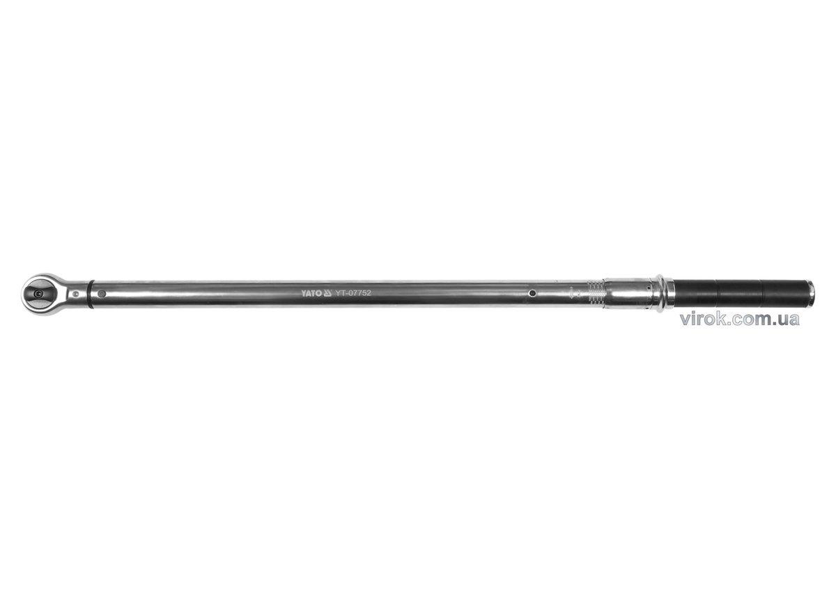 Ключ динамометричний YATO : квадрат 3/4", F= 160- 800 Нм, L= 1030-1050 мм [2]