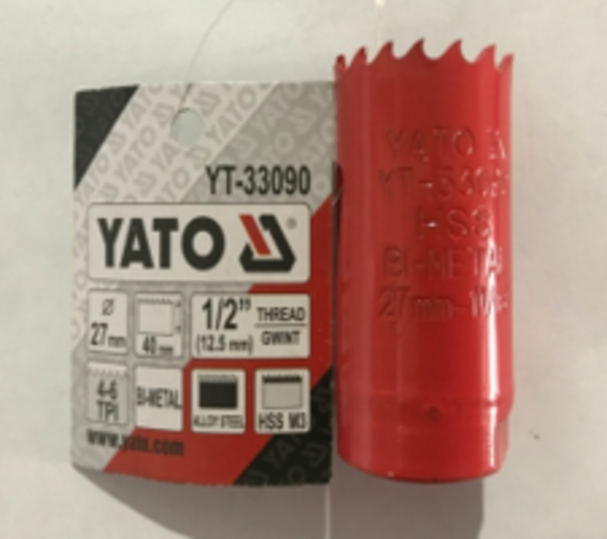 Пила кільцева BI-METAL YATO: HSS M-3, Ø= 41 мм