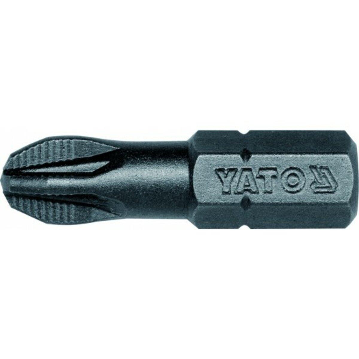 Насадка викруткова YATO : "Pozidriv" PZ3 x 25 мм. HEX 1/4". 50 (Уп/Шт.)(DW)