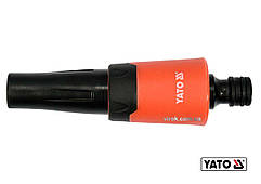 Зрошувач прямий YATO : Ø= 1/2", ABS-пластик [12/120]