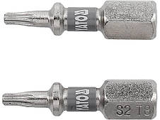 Насадка викруткова YATO TORX T8 х 25мм. HEX 1/4", покрита нікелем, 2шт.[10]