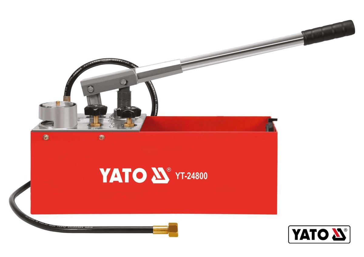 Компресор ручний для контролю щільності трубних систем YATO : тиск- 5 МПа, ємність- 12 л [2]
