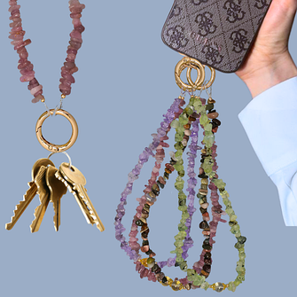  Підвіски для телефонів, сумок і ключів з натуральних каменів. 