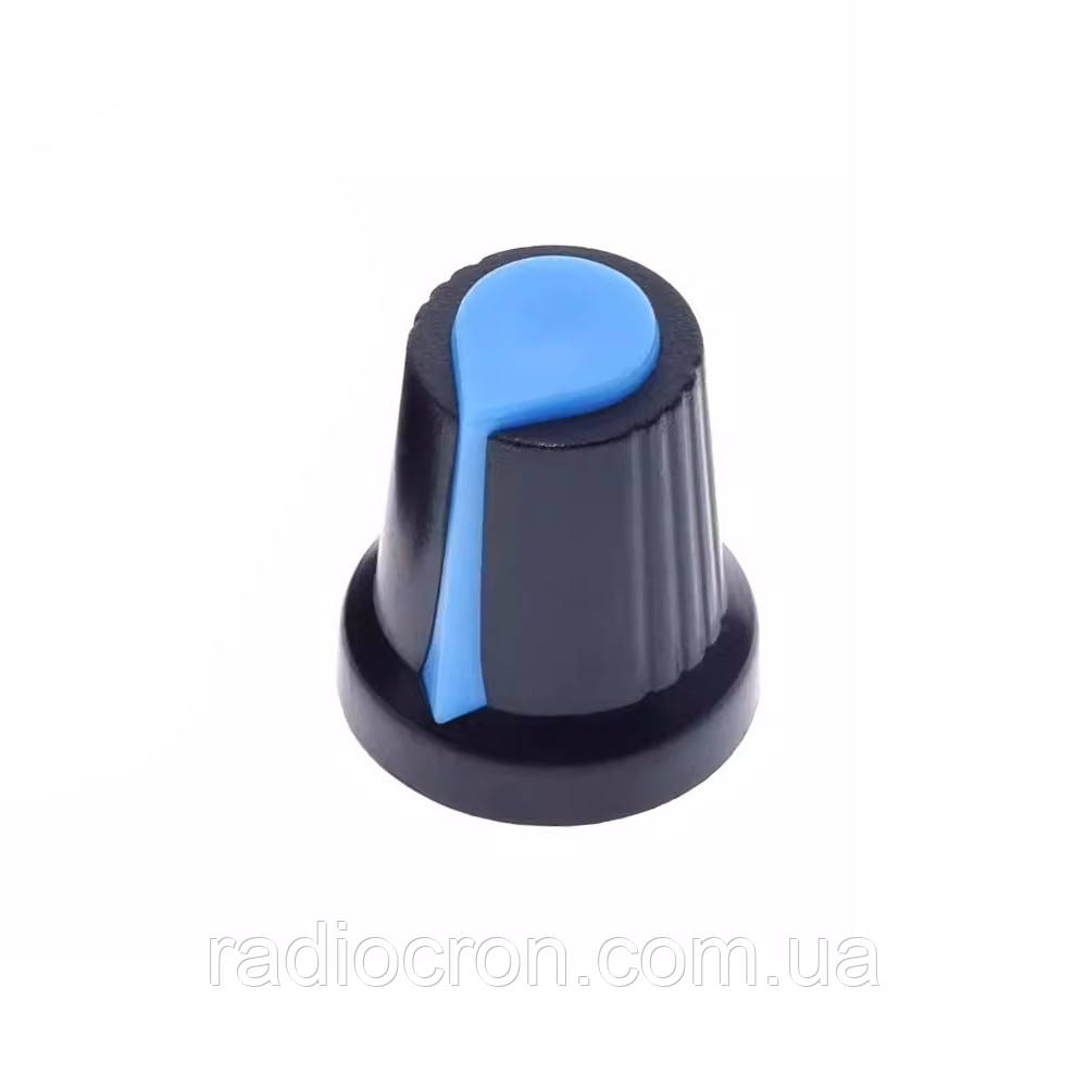 Ручка-ковпачок для змінного резистора WH148, Синій