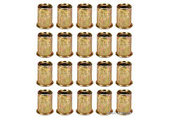 Нітогайка сталева YATO; М4, l = 11 мм, 20 шт. [100]