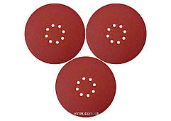 Круг шліфувальний з наждачн. паперу з липучкою YATO: Ø=225мм, Р120, до YT-82340 і YT-82350, 3шт [60]