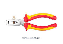 Щипці для зняття ізоляції YATO : L= 160 мм, до 1000V [6/36]