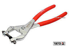 Кліщі для проколювання отворів в металев. листах t≤ 0.8 мм YATO отворів Ø=3,2мм, L= 240мм [5/30]