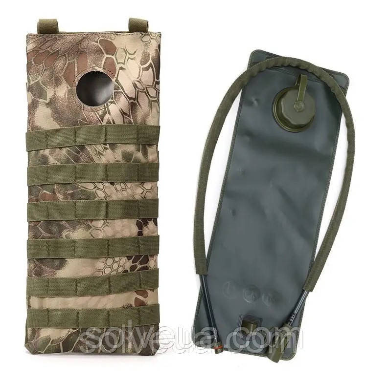 Гідратор рюкзак, Питна система Solve Molle 3 л Python Green 28820 solve