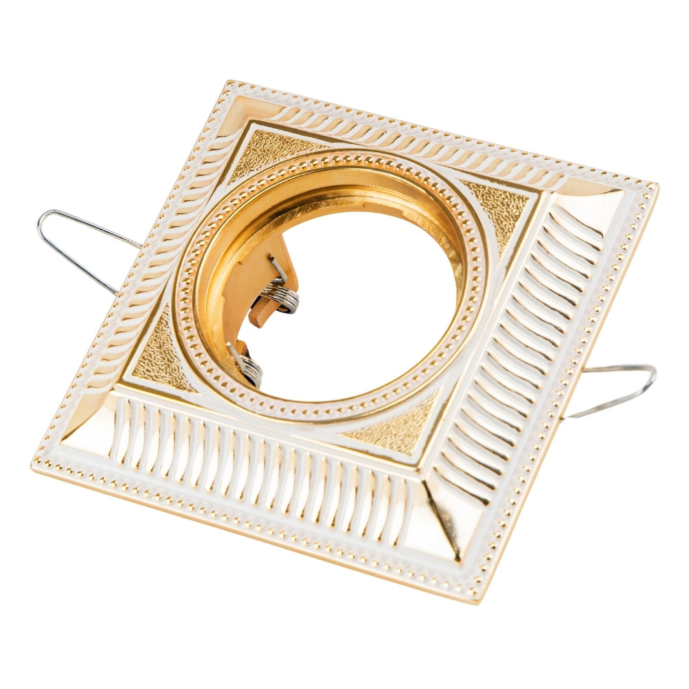 Світильник точковий декоративний "Бароко", золотий, 10 см ELISEY, фото 1