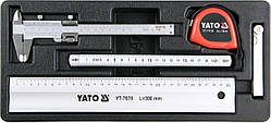 Вклад до інструментальної шафи YATO : вимірювальні інструменти, 5 шт [8]