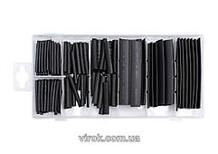 Кембрики термоусадні з витривалістю до t=125°C і електр. ізоляцією до U=600V YATO, наб 127шт. [84]