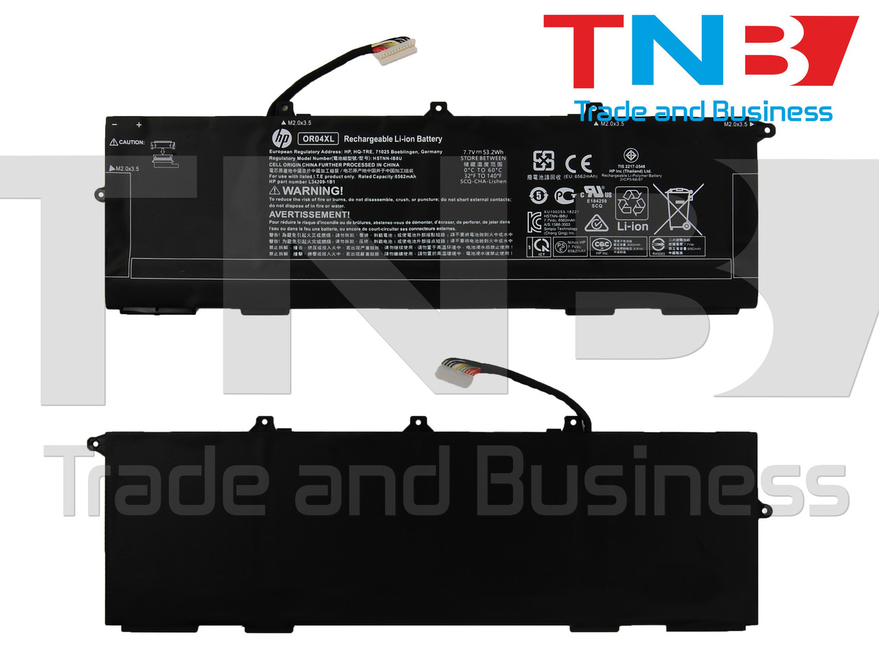 Батарея HP HSTNN-IB8U L34209-1B1 L34209-2B1 7.7V 6562mAh ОРИГІНАЛ