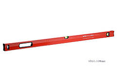 Рівень алюмінієвий з магнітом YATO : L= 120 см. 2 капсули, 1 ручка [10/20/340]