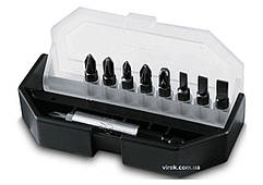 Набір насадок викруткових STANLEY : SL/PH, магнітний тримач 1/4". 10 шт.