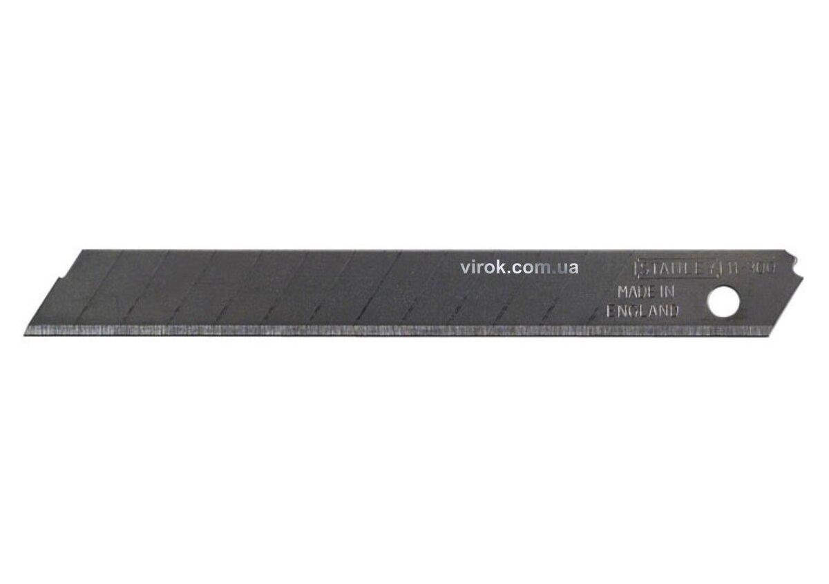 Лезо змінне з відломними сегментами STANLEY : М 9 мм. 100 (Шт/Уп.)