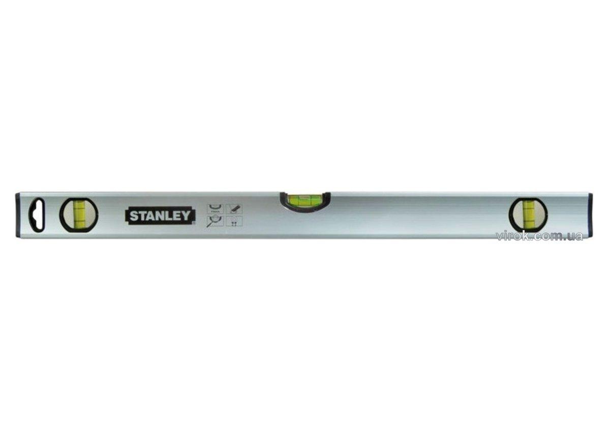Рівень магнітний STANLEY "Classic Box Level" : L= 120 см. 3 капсули
