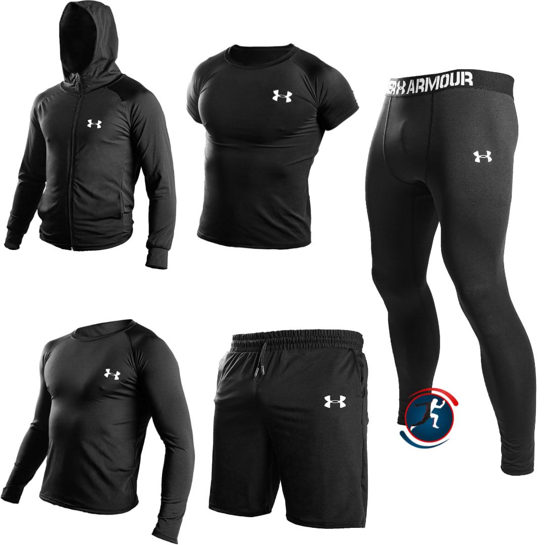 Компресійний комплект 5в1 Under Armour для спорту, одяг для тренувань Андер Армор, фото 1