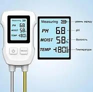 Вимірювач вологості ґрунту портативний pH-тестер, фото 2