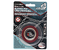 Стрічка 2-стороння акрилова VIROK Super Fix Universal: 19 мм х 2 м [30]