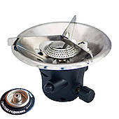 Пальник газовий туристичний PIEZO з різьбовим (7/16) з'єднанням. [12]