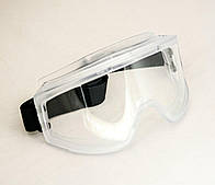 Окуляри захисні VIROK полікарбонат ,прозорі, покриття від запотівання та подряпин,закриті (30)