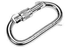 Карабін сталевий, автозамикний YATO з зазором блокування 16 мм, 115 х 55 мм [20]