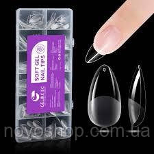 Gelike ec Soft Gel Nail Tips Середньом’які гелеві тіпси для манікюру