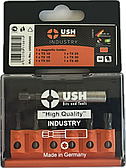 Набір насадок викруткових Industry USH: 1/4" з магнітн тримачем, T10, T15, T20, T25, T30, T40, 7 ел.